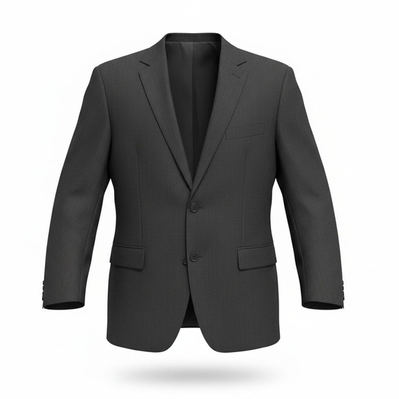 BOSS Hugo Boss Other - BOSS Hugo Boss Blazer Mens 48R Charcoal Grey Pinstripe The Grand/Central Wool